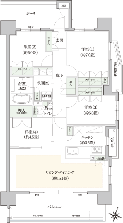 Floor: 4LDK, occupied area: 90.25 sq m, Price: TBD