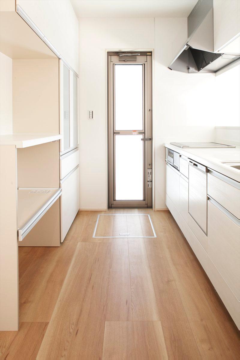 Kitchen. Building A kitchen cupboard and the back door is also available happy design to wife.
