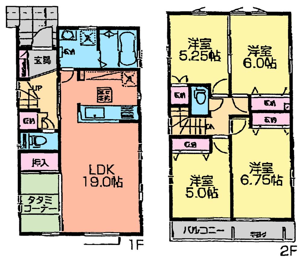 Floor plan. (11 Building), Price 34,800,000 yen, 4LDK, Land area 130.42 sq m , Building area 97.7 sq m
