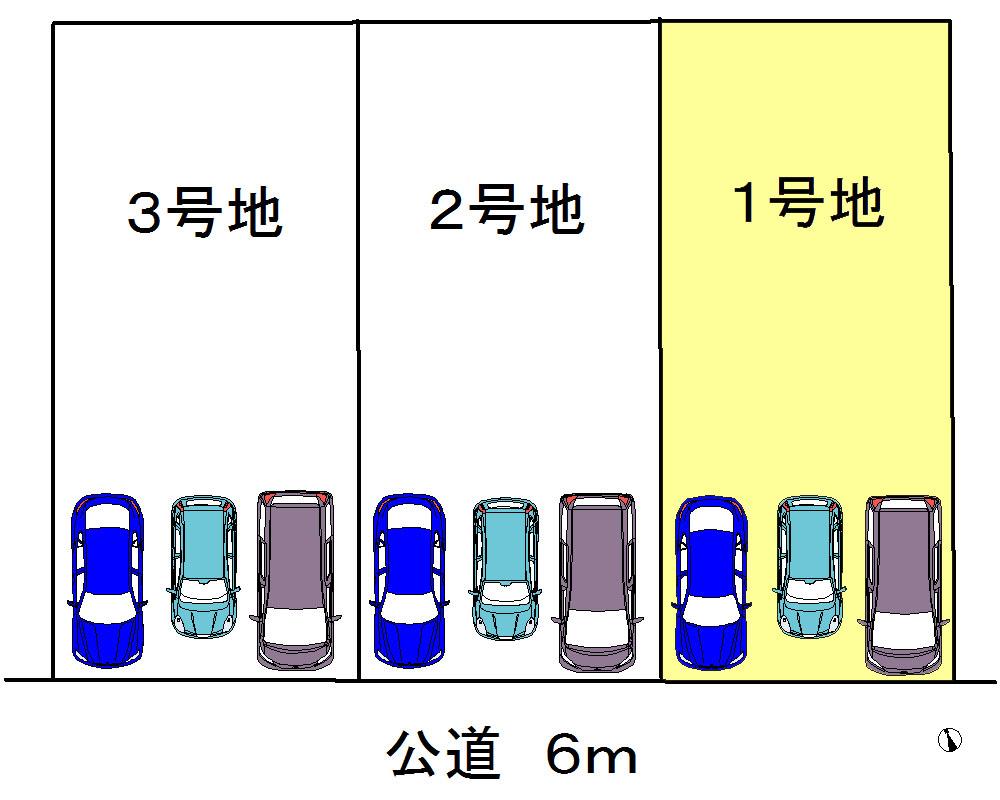 Compartment figure. Land price 22,080,000 yen, Land area 123.85 sq m