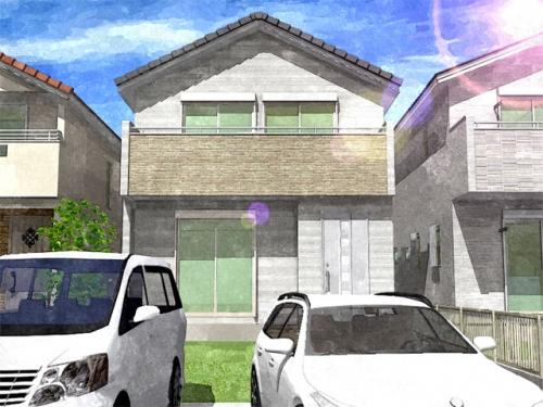 Building plan example (Perth ・ appearance). Building plan example