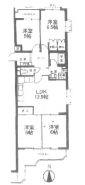 Floor plan. 4LDK, Price 11.8 million yen, Occupied area 77.76 sq m , Balcony area 11.72 sq m