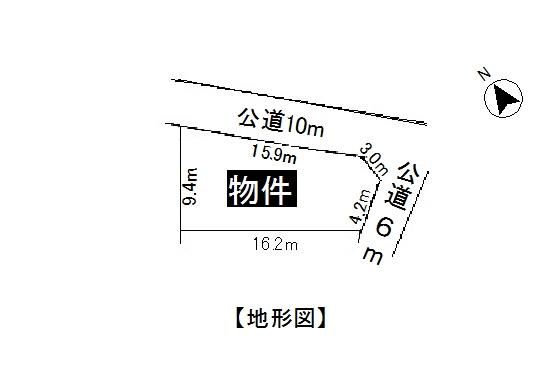 Compartment figure. Land price 16.8 million yen, Land area 132.24 sq m
