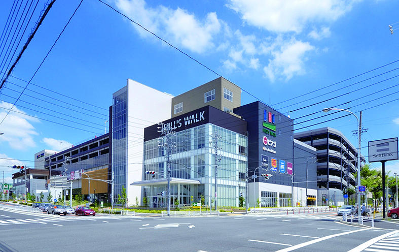 Shopping centre. 2100m until Hills Walk Tokushige Gardens