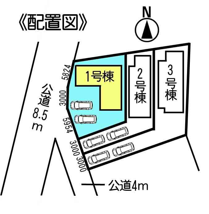 Compartment figure. 31,900,000 yen, 4LDK + S (storeroom), Land area 141.11 sq m , Building area 98.02 sq m 1 Building
