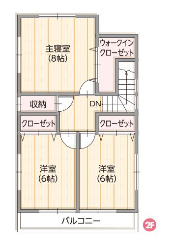 Building plan example building set price 33,250,000 yen, Building area 106.83 sq m (32.25 square meters)
