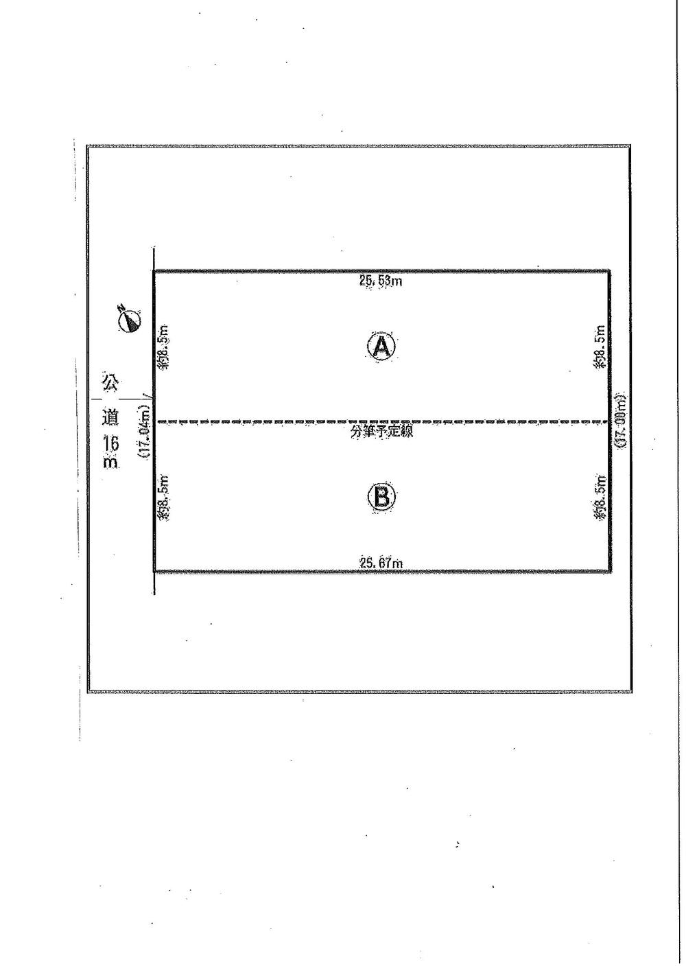 Compartment figure. Land price 31,550,000 yen, Land area 217.28 sq m