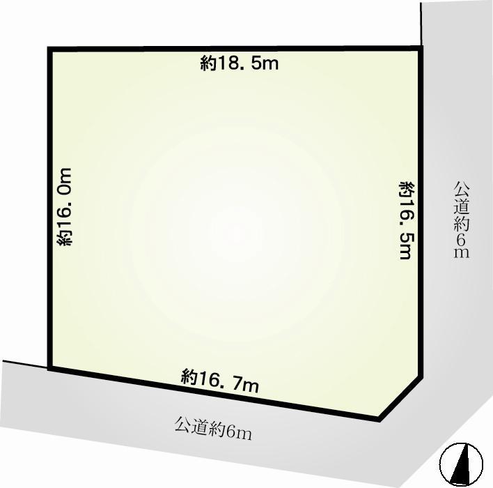 Compartment figure. Land price 57,800,000 yen, Land area 323.53 sq m