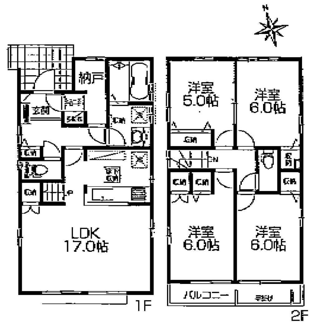 Floor plan. (8 Building), Price 34,500,000 yen, 4LDK, Land area 130.42 sq m , Building area 98.74 sq m