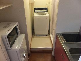 Kitchen. IH cooking heater ・ Washing machine ・ microwave ・ refrigerator