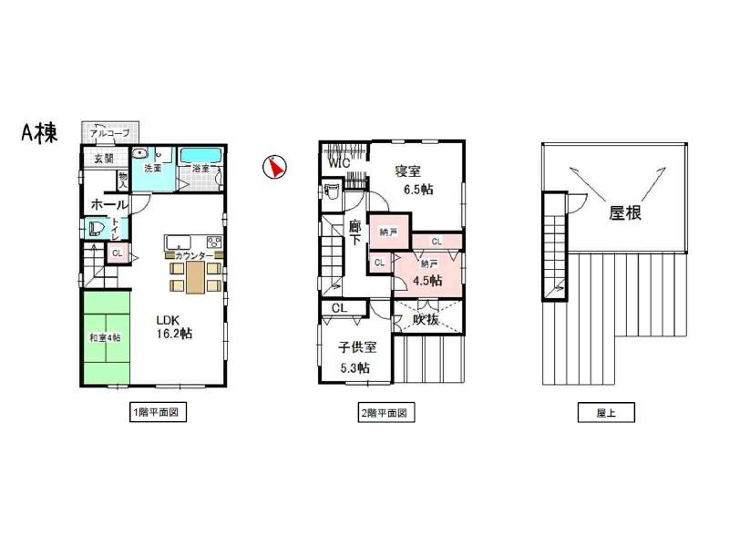 Floor plan. 31,230,000 yen, 3LDK + S (storeroom), Land area 118.95 sq m , Building area 99.8 sq m