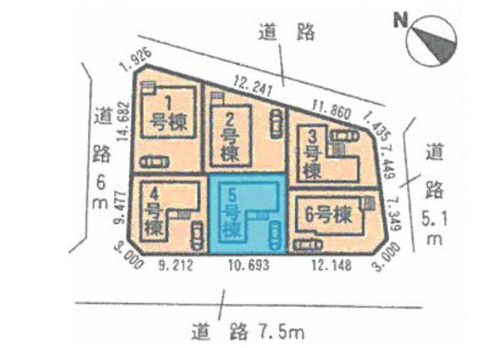 The entire compartment Figure. It will be the blue part 5 Building. 