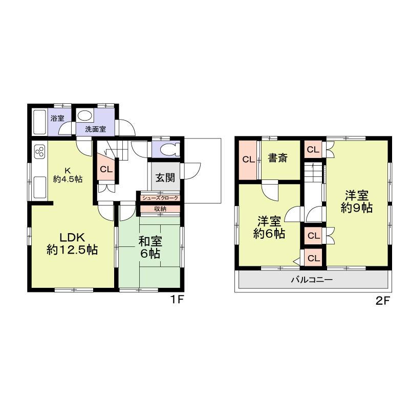 Floor plan. 22,800,000 yen, 3LDK, Land area 174.41 sq m , Building area 80.32 sq m