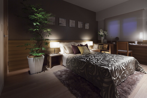 Interior.  [Master bedroom] D-type model room
