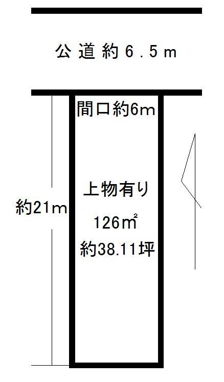 Compartment figure. Land price 22,800,000 yen, Land area 126 sq m