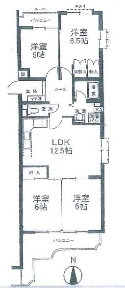 Floor plan. 4LDK, Price 11.8 million yen, Occupied area 77.76 sq m , Balcony area 11.72 sq m