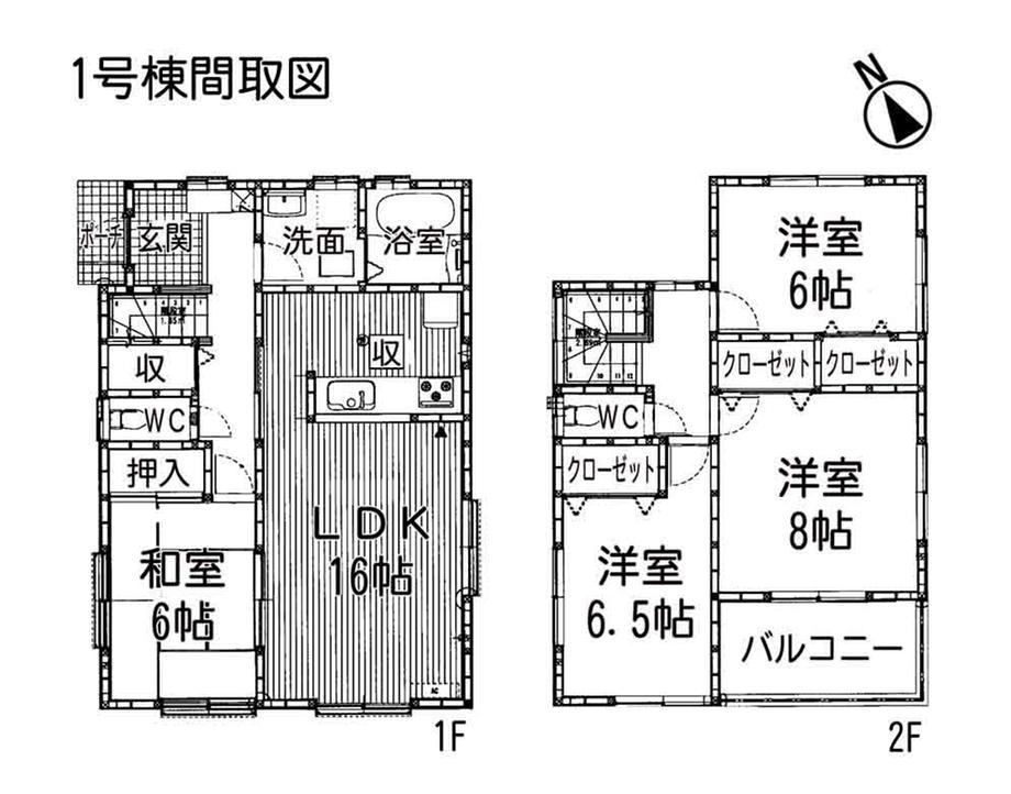 Floor plan. 36,800,000 yen, 4LDK, Land area 121.33 sq m , Building area 103.51 sq m