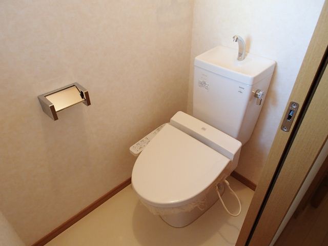 Toilet. Toilet with shower