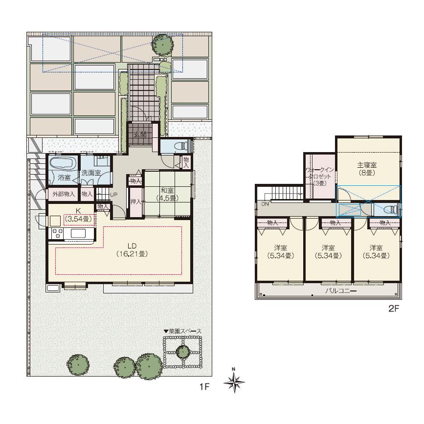 Floor plan. 2030m to Otaka ion Mall