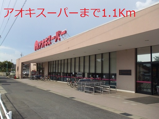 Supermarket. Aoki 1100m until the super (super)