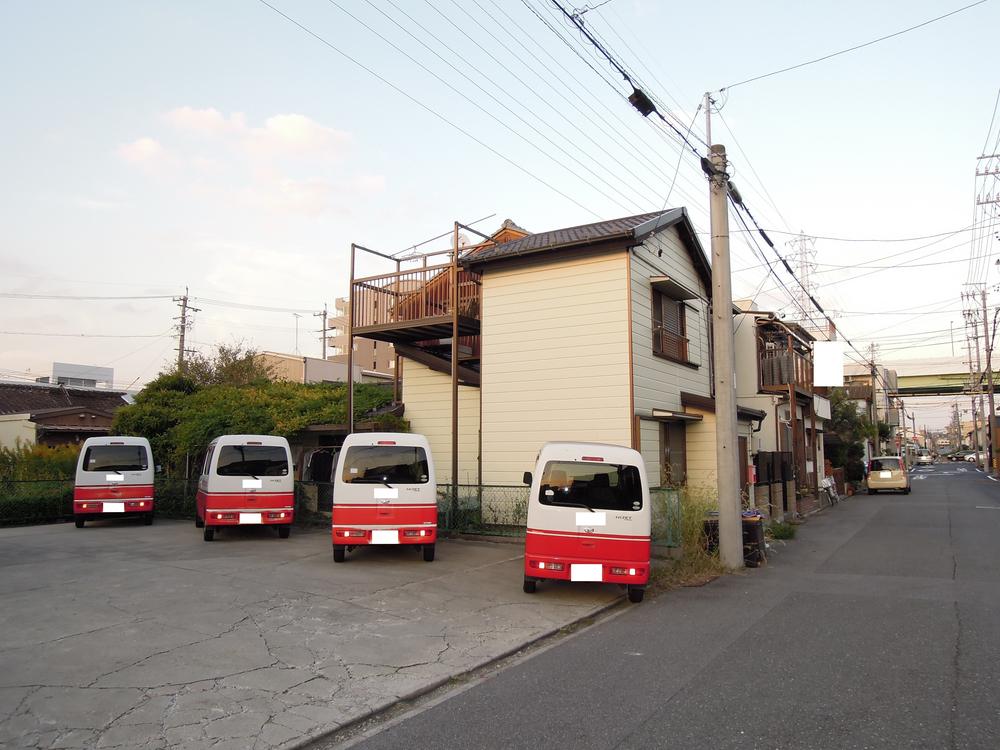 Local photos, including front road. I photographed the east from the west. Depth is located 14.54 meters.  ※ Around November 25, It is going to be a vacant lot.