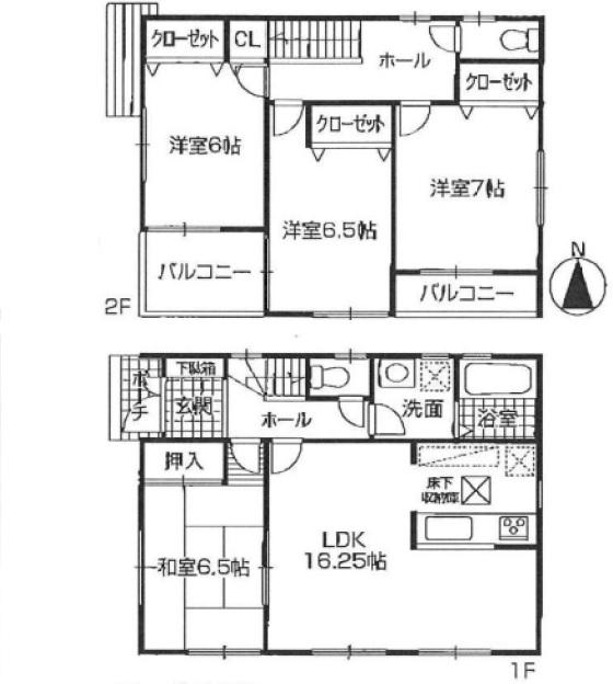 Floor plan. (1 Building), Price 29,800,000 yen, 4LDK, Land area 119.85 sq m , Building area 99.22 sq m