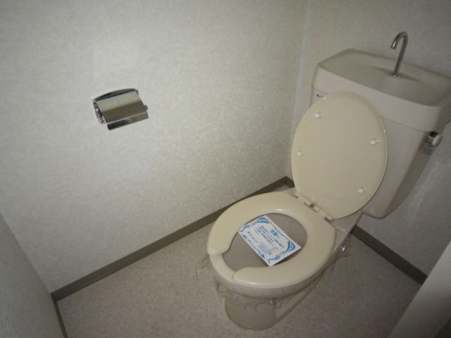 Toilet. Clean rest room!