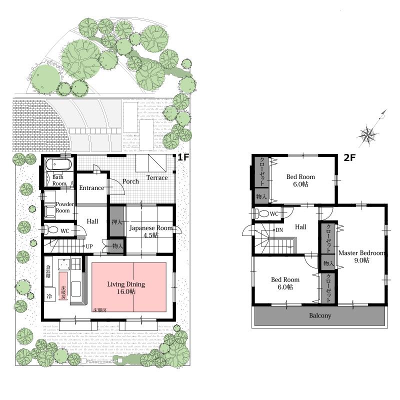 Floor plan. (G), Price 39,300,000 yen, 4LDK, Land area 139.73 sq m , Building area 108.02 sq m