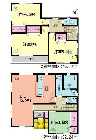 Floor plan. 29,900,000 yen, 4LDK+S, Land area 120.06 sq m , Building area 102.87 sq m floor plan