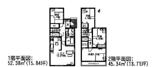 Floor plan. 28.8 million yen, 4LDK, Land area 110.03 sq m , Building area 97.72 sq m floor plan
