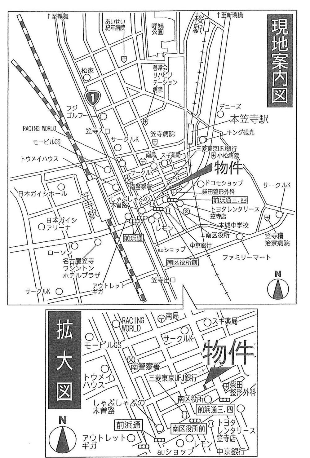 Local guide map