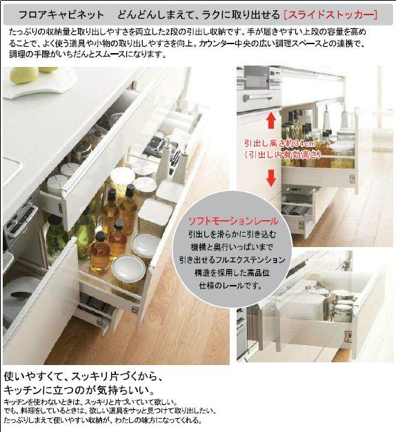 Other Equipment. Kitchen cabinet with a high-quality specification rail to pull smoothly the drawer. 
