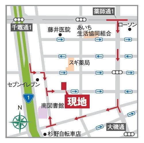 Local guide map. Detail view