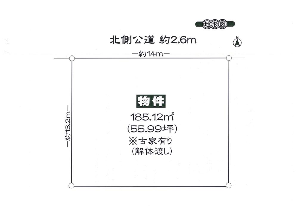 Compartment figure. Land price 27,800,000 yen, Land area 185.12 sq m