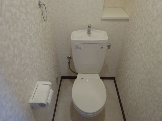 Toilet. It comes with an electrical outlet in the toilet! 