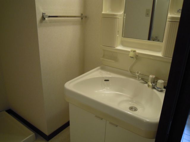 Washroom. Shampoo Dresser glad basin! 