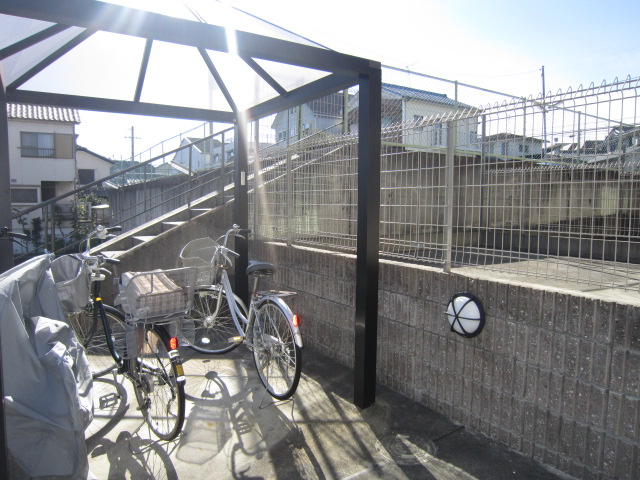 Other common areas. Is a bicycle parking lot