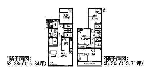Floor plan. 29.5 million yen, 4LDK, Land area 109.25 sq m , Building area 97.72 sq m floor plan