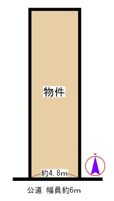 Compartment figure. Land price 9.3 million yen, Land area 83 sq m