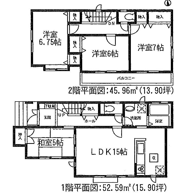 Floor plan. (G), Price 31,800,000 yen, 4LDK, Land area 111.29 sq m , Building area 98.55 sq m
