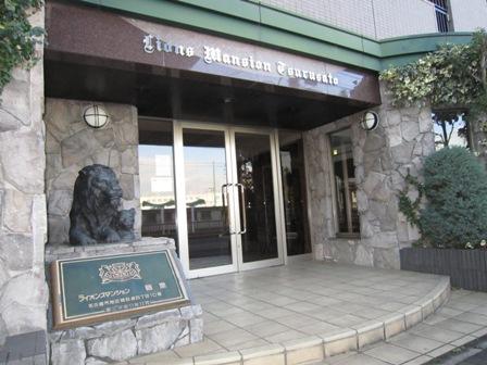 Entrance. Entrance shooting, Lion has been laid