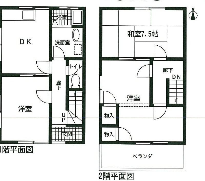 Floor plan. 10.8 million yen, 3DK, Land area 52.89 sq m , Building area 66.24 sq m