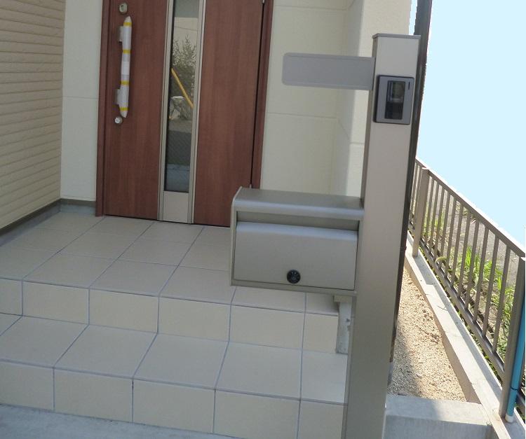 Same specifications photos (appearance). Example of construction Entrance post