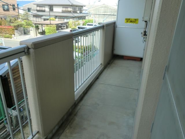 Balcony. Wide veranda