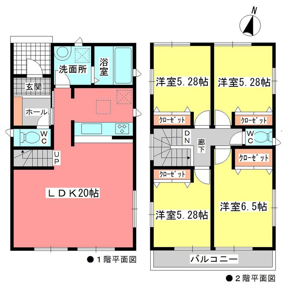Floor plan. (3 Building), Price 22.5 million yen, 4LDK, Land area 131.73 sq m , Building area 96.9 sq m
