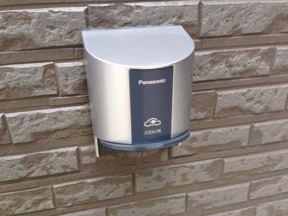 Same specifications photos (Other introspection). Example of construction EV for outdoor electrical outlet