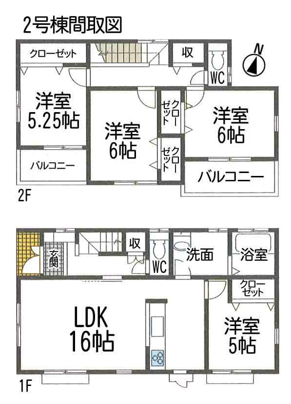 Floor plan. 28.8 million yen, 4LDK, Land area 137.61 sq m , Building area 97.31 sq m
