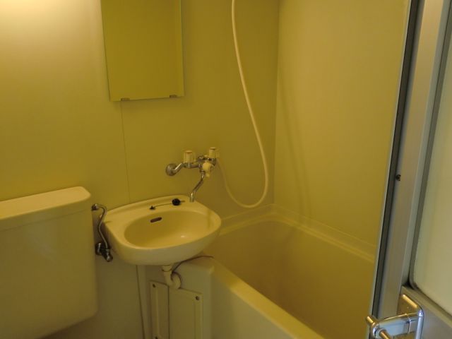 Washroom. Basin with unit bus