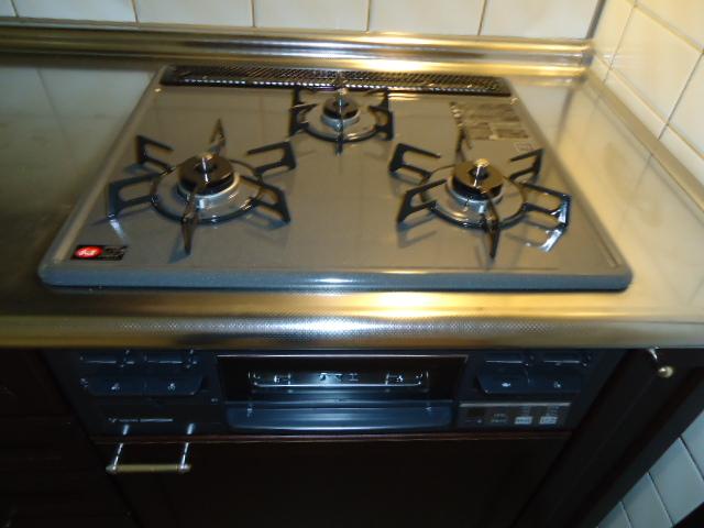 Kitchen. Gas stove replaced.