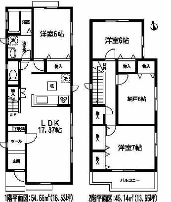 Floor plan. 29,800,000 yen, 3LDK+S, Land area 128.47 sq m , Building area 99.8 sq m floor plan